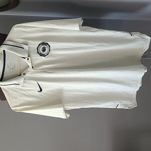 Nike White Polo Shirt with Black Accents